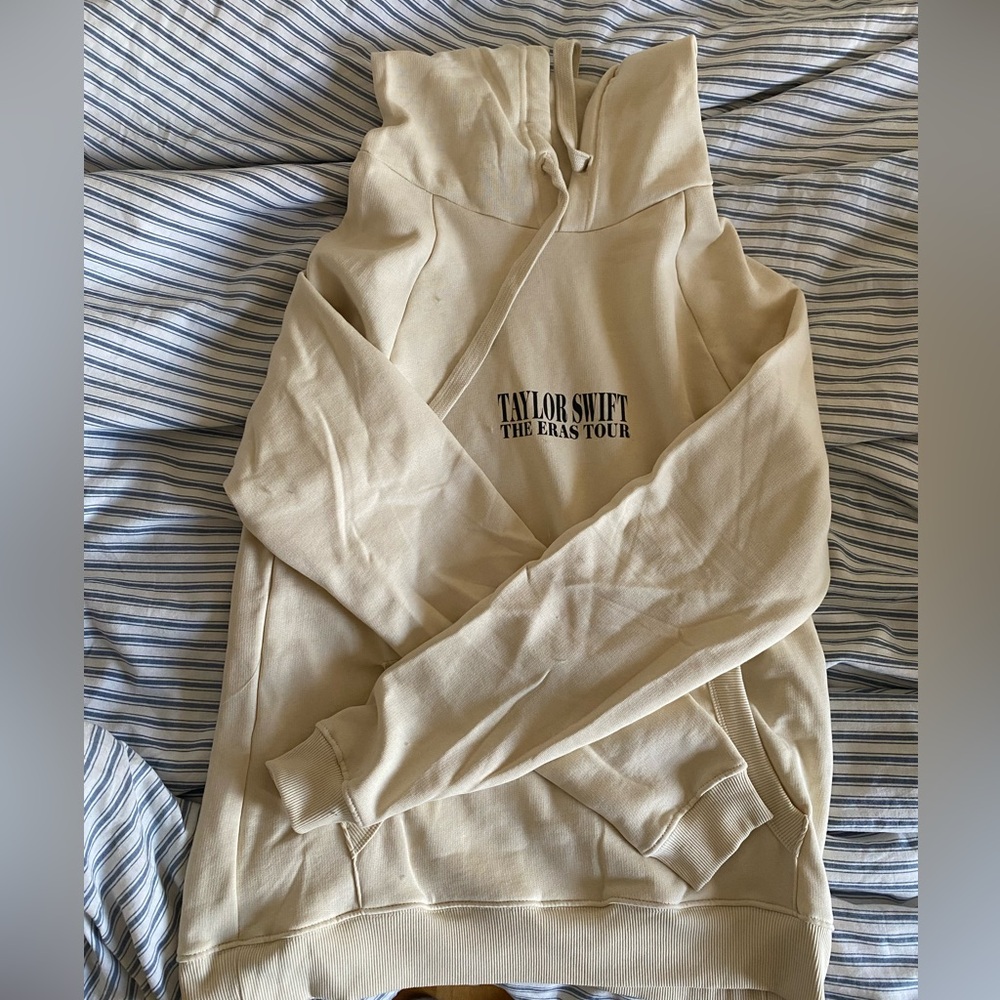 Taylor Swift the Eras Tour beige hoodie - small